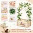 Closet Wooden Baby Shower Crate - Forest Animals Themed Personalized Crate with Hangers & Decorative Accents, Easy