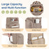 mommore Backpack, Backpack Diaper Bag Large Baby Bag for Boy Girl Toddler with Changing Pad, Travel Essentials Diaper
