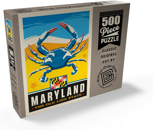MyPuzzle Maryland: The Old Line State - Premium 500 Piece Jigsaw Puzzle for Adults