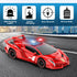 Transform Remote Control Car Robot, 1:18 Scale Police Car with Flashing Light, 360 Degree Rotating Drifting