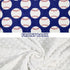 26.5 40 Inches Baseball Baby Blanket for Boys Girls Soft Fleece Minky Blanket with Dotted Backing Double Layer Newborn