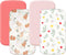 4 Pack Bassinet Fitted Sheets Compatible with 19" x 33" Koolababy/Koolerthings, BCOL,