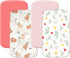 4 Pack Bassinet Fitted Sheets Compatible with 19" x 33" Koolababy/Koolerthings, BCOL,