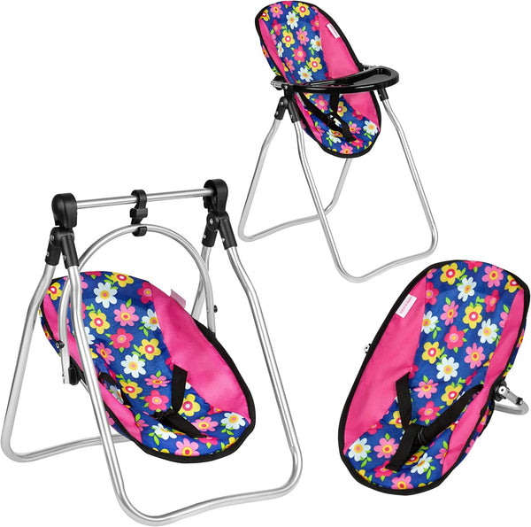 Fash N Kolor Doll Play Set 3 in 1 Doll Set, 1