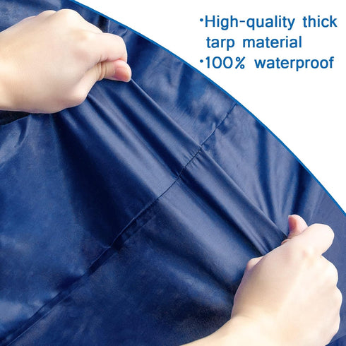 2 Pack Crib Mattress Bag Waterproof, Heavy Duty Crib Mattress Moving Bag with Strong Zipper, Reusable Mattress Cover