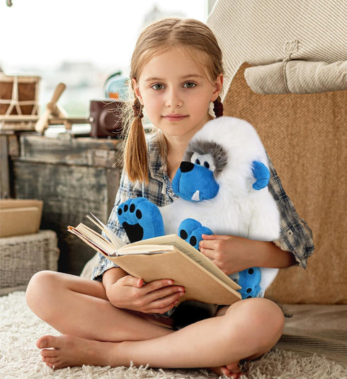 DolliBu Yeti Super Soft Stuffed Animal - Cute Realistic Ape-Like Plush Toy for Kids and Nursery Decor