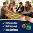 8-12, Baseball Gifts for Boys Baseball Board Games for Kids and Adults with Dice, Tokens, & Score Pad, Fun Indoor Game