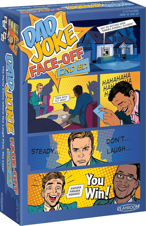 Playroom Entertainment Dad Joke Face-Off 2nd Edition - Hilarious Party Game to Keep a Straight Face