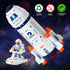 3-5 Wbzle Space Rocket Toys, Rocket Ship with Astronaut Toy for Educational, Concentration, Learning Rocket Fun Space