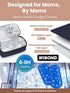 WIBOND 4-6 2 Pack, Breast Milk Cooler Travel Bag, Real-Time Temperature Display, Holds Breastmilk Storage Bag