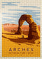 MyPuzzle Arches National Park: Delicate Arch, Vintage Poster - Premium 500 Piece Jigsaw Puzzle for Adults