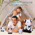 Sumind 5 Pcs Cow Plush Animals Set, Mommy Cow Stuffed Animal with 4 Baby Cute Cows for Boys Girls