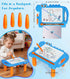 13, AiTuiTui Magnetic Drawing Board for Toddlers Cute Dinosaur Doodle Board with Detachable Legs & Carry Handle, No