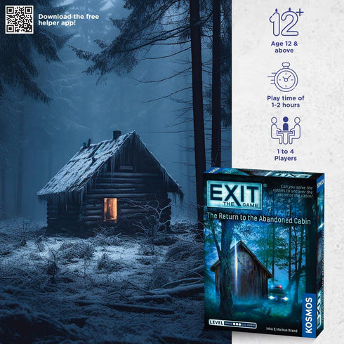 EXIT: The Return to The Abandoned Cabin | EXIT: The Game - A Kosmos Game | Family-Friendly Escape Room Experience