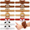 12 PCS Stuffed Animal Slap Bracelets - Plush Animal Snap Bracelets, Cute Wrist Slap Band Toy for Boys Girls