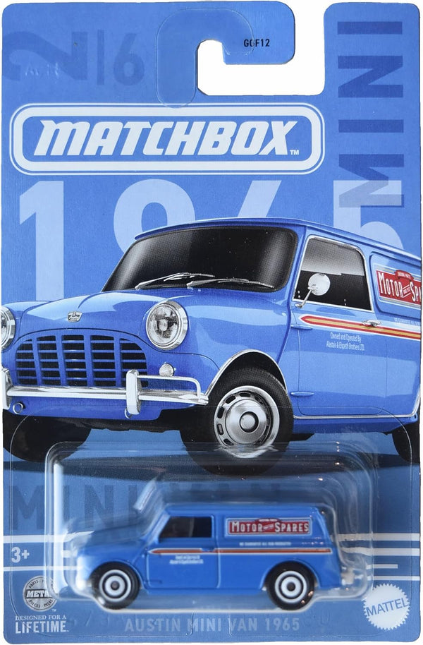 Matchbox Austin Mini Van 1965 - Blue 2/6 Vehicle