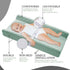 Organic Cotton Contoured Baby Changing Pad with Waterproof Foam Mattress, Soft Removable Cover, Safety Strap