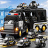 3 4 5 6 Set 3 1 3-9, JUKUDAHU Police Truck Toy for Years Old Boys - Carrier Vehicle Toy with Small Cars and Helicopter