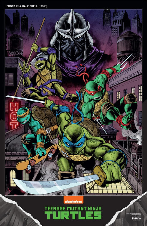 Buffalo Games - Viacom - Heroes in a Half-Shell - 1000 Piece Jigsaw Puzzle for Adults, Perfect for Game Nights