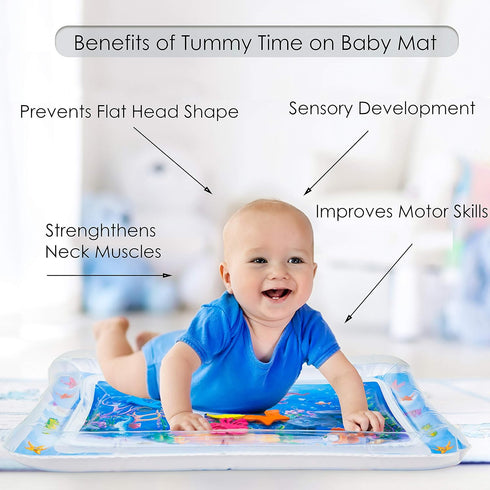 Splashin'kids Tummy time Water mat Blue/Pink (Pink)