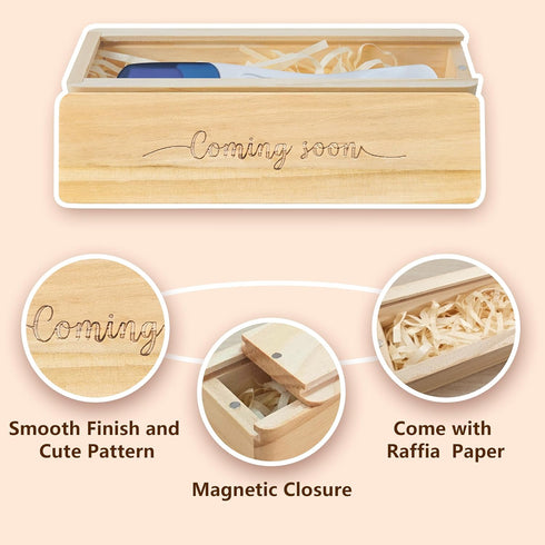 Keepsake Box for Pregnancy Tests - Perfect for Announcing to Grandparents