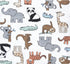 (Pack 2) Hudson Baby Unisex Baby Cotton Flannel Receiving Blankets Bundle, Zoo Animals, One Size