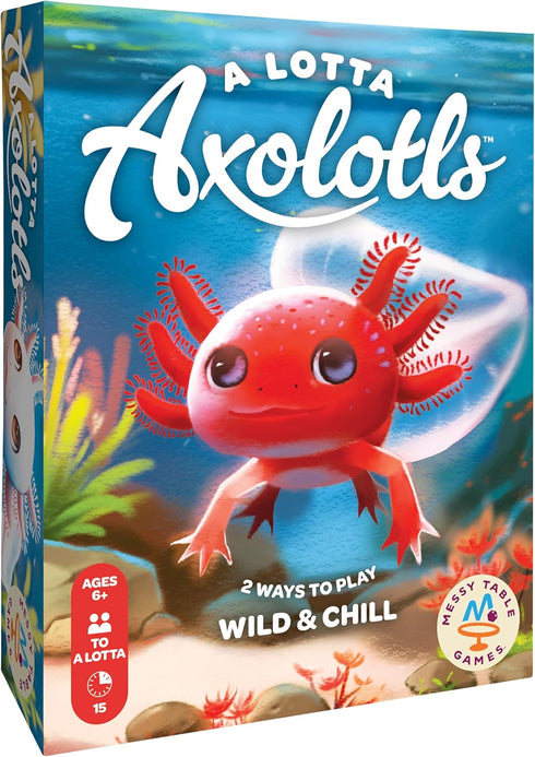 Messy Table Games A Lotta Axolotls Card Game - an Easy to