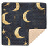 YETTASBIN Moons Stars Baby Play Mat for Floor 50 x 50 Inch -