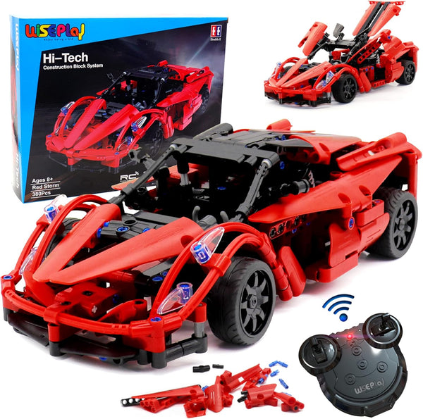 WISEPLAY 380PCS Stem Projects for Kids Ages 8-12, RC Car Kits to Build, STEM Building Toys, Great Gift for Boys