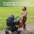 Backpacks, 2 Pack haakaa Baby Stroller Hooks for BagsUniversal Stroller Straps and Hooks, Non-Slip with One-Hand