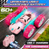 2.4 360 6 7 8 9 10 11 12 cosone RC Cars, Pink Remote Control Car for Girls, GHZ Double Sided RC Stunt Car Rotating