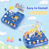 3+ 3 Magnetic Car Race Track for Toddler Educational Stem Toys Montessori Toys for Year Old to Develop Motor & Thinking