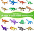 16pcs 3+ Dinosaur Series - Temperature Color Changing Bath Toys, Water Table Toy for Easter Egg Fillers,Goodie Bags
