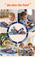 1-3 23 GONINO Toddler Busy Board Montessori Toys for Year Old, Dinosaur Space Busy Book with Activities for Learning