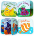 Floating Baby Bath Books, Waterproof Bath Books for Babies, Set of 2 - Fruits & Sea Animals