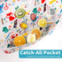 3 Pcs Long Sleeved Bib Set | Baby Waterproof Bibs with Pocket Bundle for Toddler, 6-24 Months