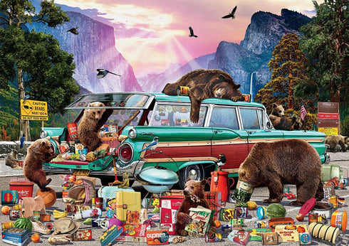 Buffalo Games - Garry Walton - 300 Piece Jigsaw Puzzle for Adults - Yosemite Picnic