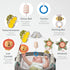 3-6 Taf Toys Savannah Adventures Arch with Fascinating Toys, Stimulates Babys Senses & Motor Skills Development |