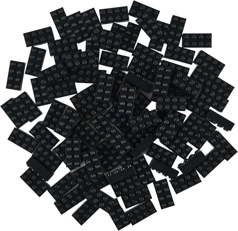 Strictly Briks Classic Bricks Starter Kit - 96-Piece Black 2x4 Set, Compatible with Major Brick Brands