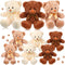 Civaner 9 Packs 8 Inch Bear Stuffed Animals Bulk Plush Bears Doll