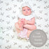 Muslin Swaddle Blanket, 100% Cotton, Newborn and Infant Blanket, Large 47 x 47 inches for Girls, Lightweight and