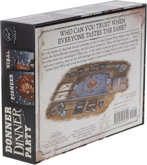 Chronicle Books Donner Dinner Party: A Rowdy Game of Frontier Cannibalism! (Weird Games for Parties)