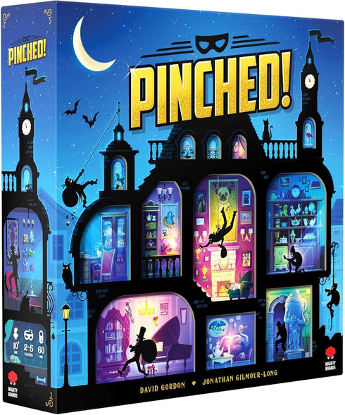 Mighty Boards : Pinched! - Heist Board Game, Mastermind A Manor Burglary, Blends Bluffing