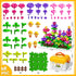 Novaluki 3 4 5 6 7 3-5 Flower Garden Building Toys for Toddler Years Old, DIY Stacking Toys with Storage Box, Kids STEM