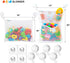 6 4 2 Pack Bath Toy Storage Organizer for Bathtub Large Mesh Bath Toy Holder & Bath Toy Net, Quick-Dry Hanging Bathroom