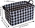 KUNRO Rectangle Toy Bin Waterproof Storage Organizer for Nursery Hamper, Kids Bedroom Laundry Baby Gift Shelf Baskets