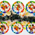 50 Pcs Art Paint Paper Plates, 7" Art Painting Dessert Plates for Painting Theme Baby Shower Birthday Party Supplies