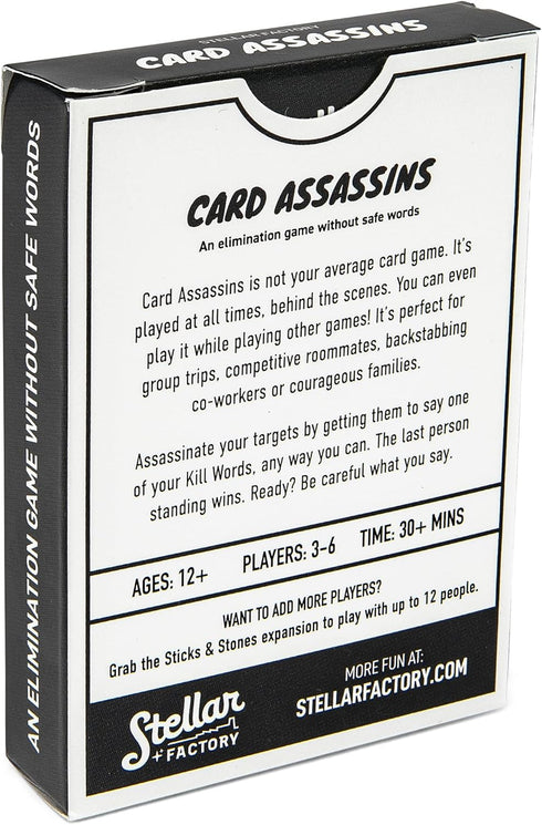 Stellar Factory Card Assassins - A Party Game without Safe Words