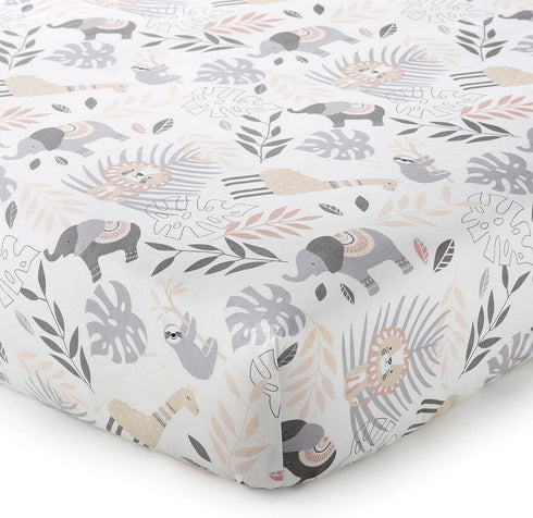 Set 2 100% Levtex Baby - Imani Crib Fitted Sheet of - Fits Standard Crib and Toddler Mattress - Tossed