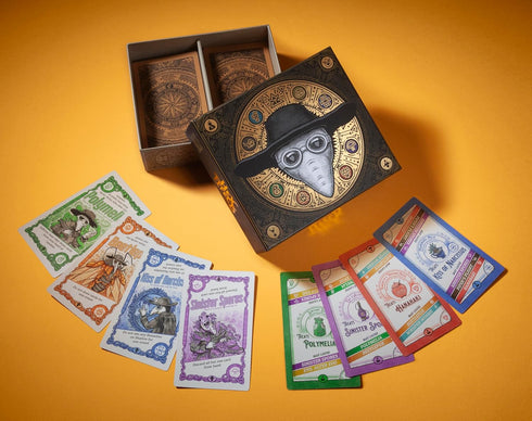 Pillbox 10+ 2-8 10-30 Hex Effects by Games | A Fast-Paced Card Game with Potions and disasters | Ages | Players |